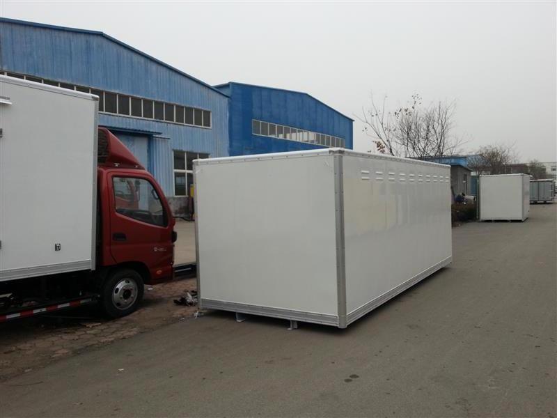 japan refrigerated trailer truck bodies/dry truck cargo box