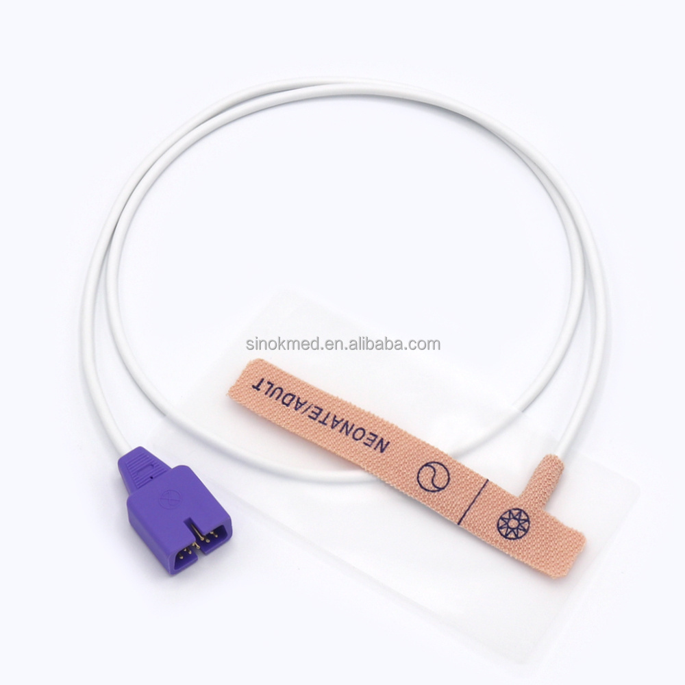 Disposable Spo2 Sensor Compatible nellcorr  MAX-N Probe, Adhesive Tape Sensor 9 Pins 0.9m - Neonatal Adult