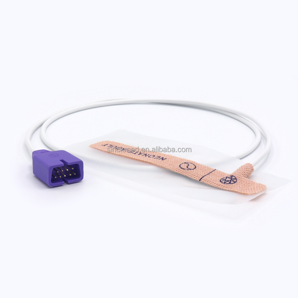 Disposable Spo2 Sensor Compatible nellcorr  MAX-N Probe, Adhesive Tape Sensor 9 Pins 0.9m - Neonatal Adult