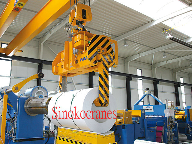 Steel Roll Rotating Lifting Equipment Coil Tongs Clamp