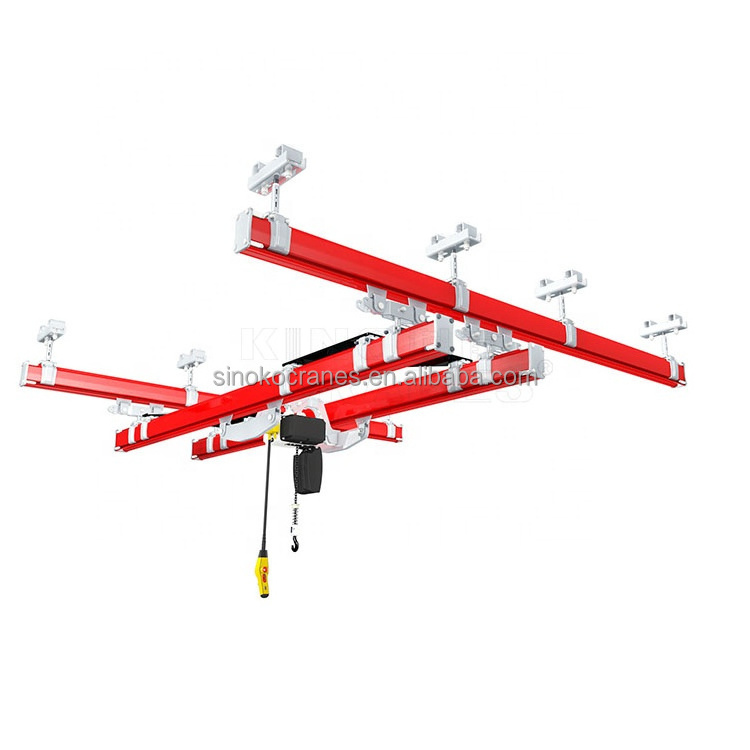 0.5 ton 1 ton 2 ton 3 ton Light Flexible Freestanding Workstation Suspension Single Girder Overhead Crane Manufacturer Supplier