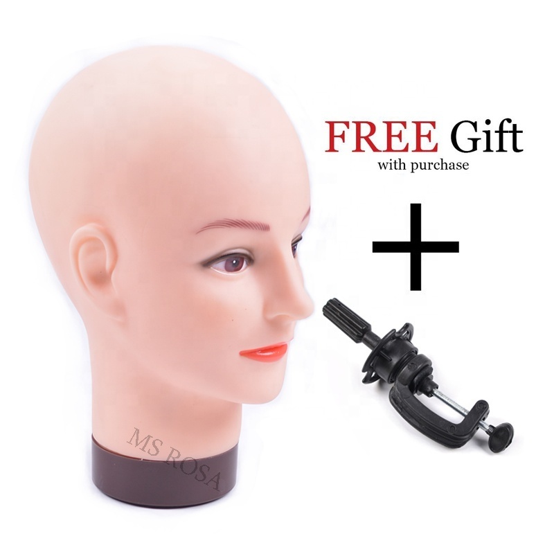 Female Mannequin Head Styrofoam Head Stand Plastic Mannequin Head for Wigs Display