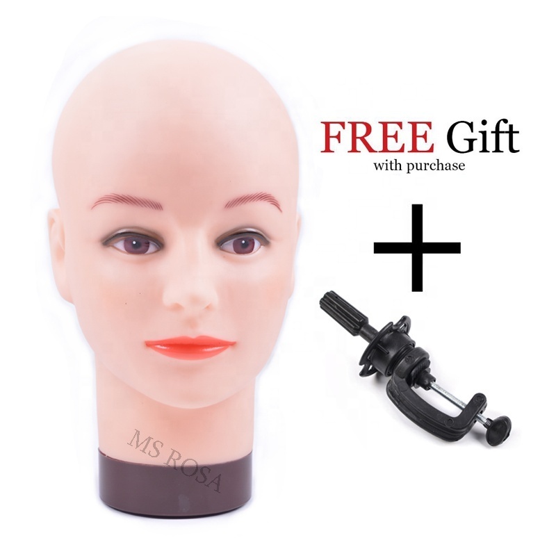 Female Mannequin Head Styrofoam Head Stand Plastic Mannequin Head for Wigs Display