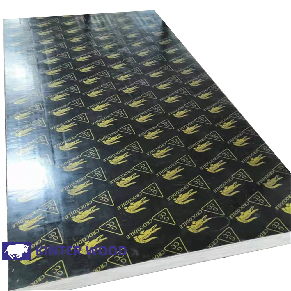 Hot sale 1220x2440mm size phenolic board crocodile 9mm for construction plywood used to Philippines