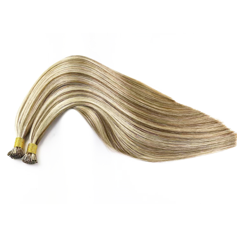 Wholesale 1g/strand Remy Human Hair Pre Bonded I-tip Keratin Hair Extension 14-26 Inches Silky Straight I Tip Hair Extensions