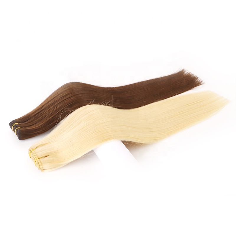 100 g/piece Cuticle Aligned Russian Virgin Hair Weft Extensions 22