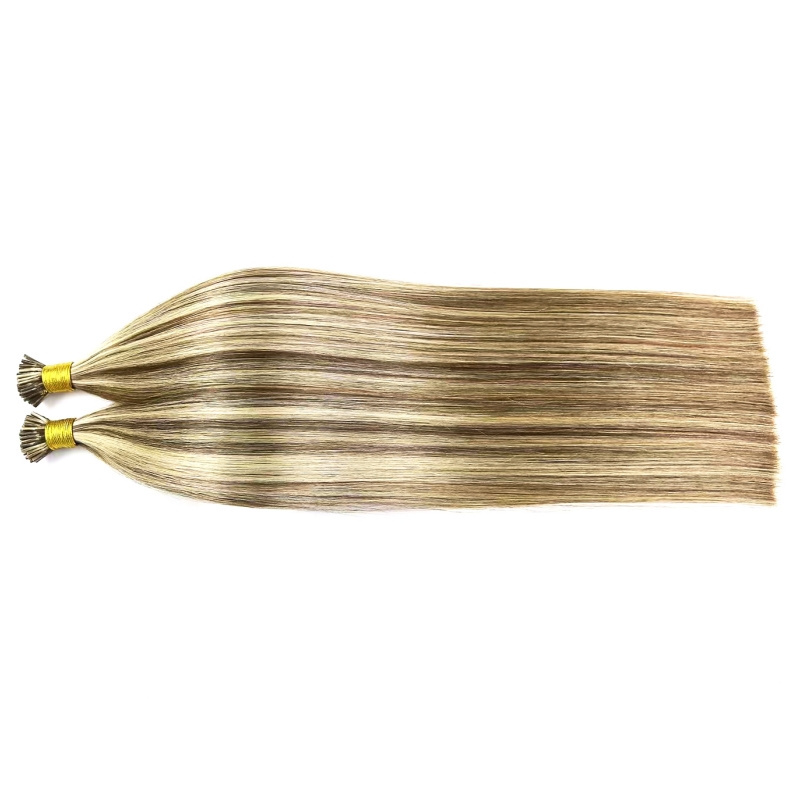 Wholesale 1g/strand Remy Human Hair Pre Bonded I-tip Keratin Hair Extension 14-26 Inches Silky Straight I Tip Hair Extensions