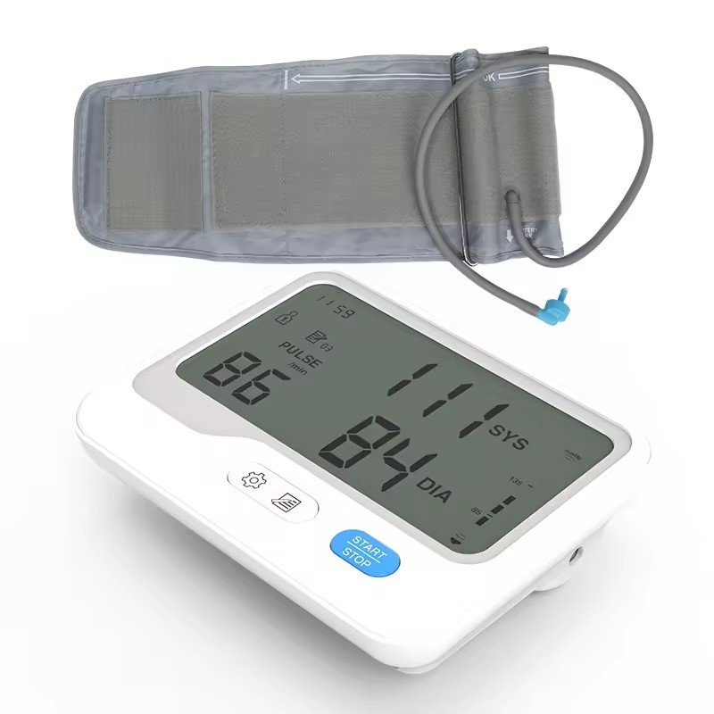 Large LCD upper cuff bp machine blood pressure monitor arm sphygmomanometer baumanometro tensiometro digital de brazo dedo