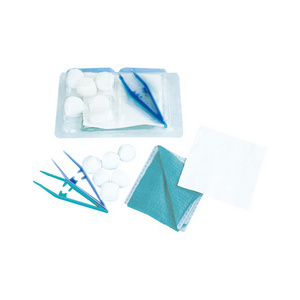 Factory Wholesale Medical Sterile Wound Dressing Pack Blister Bag Basic Dressing Set/kit