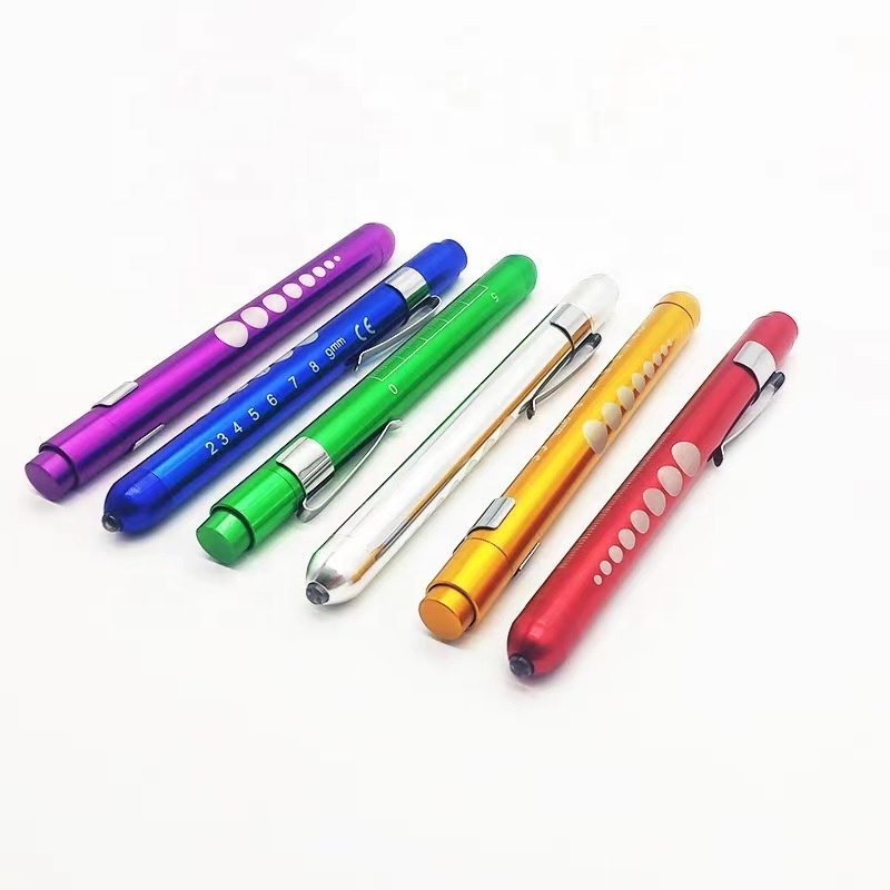 Flashlight Led Pen Light with Pupil Gauge, Edical Pen Torch for Nurses, Led Medical Penlight for Doctors