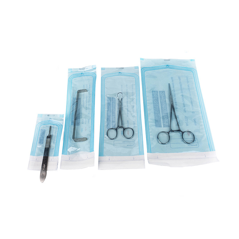 Self Sealing dry heat selfsealing sterilization pouches for Medical /dental/beauty salon/nail