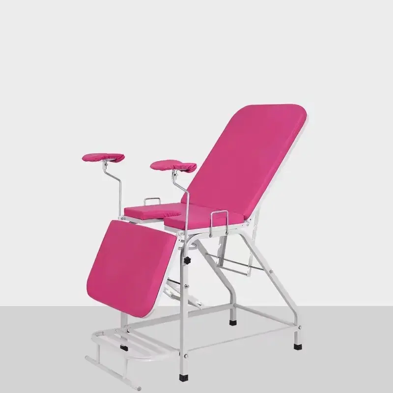 Adjustable Steel Medical Portable Gynecology Examination Table Chair