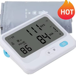 Large LCD upper cuff bp machine blood pressure monitor arm sphygmomanometer baumanometro tensiometro digital de brazo dedo