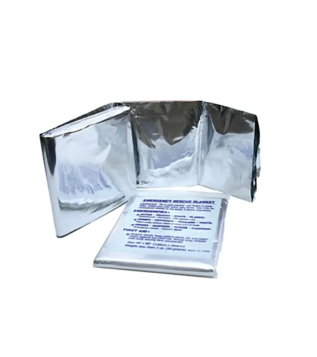 First-Aid Devises Disposable Outdoor First Aid Rescue Aluminum Foil Thermal Space Survival Thermal Mylar Emergency Blanket