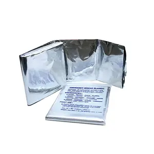 First-Aid Devises Disposable Outdoor First Aid Rescue Aluminum Foil Thermal Space Survival Thermal Mylar Emergency Blanket