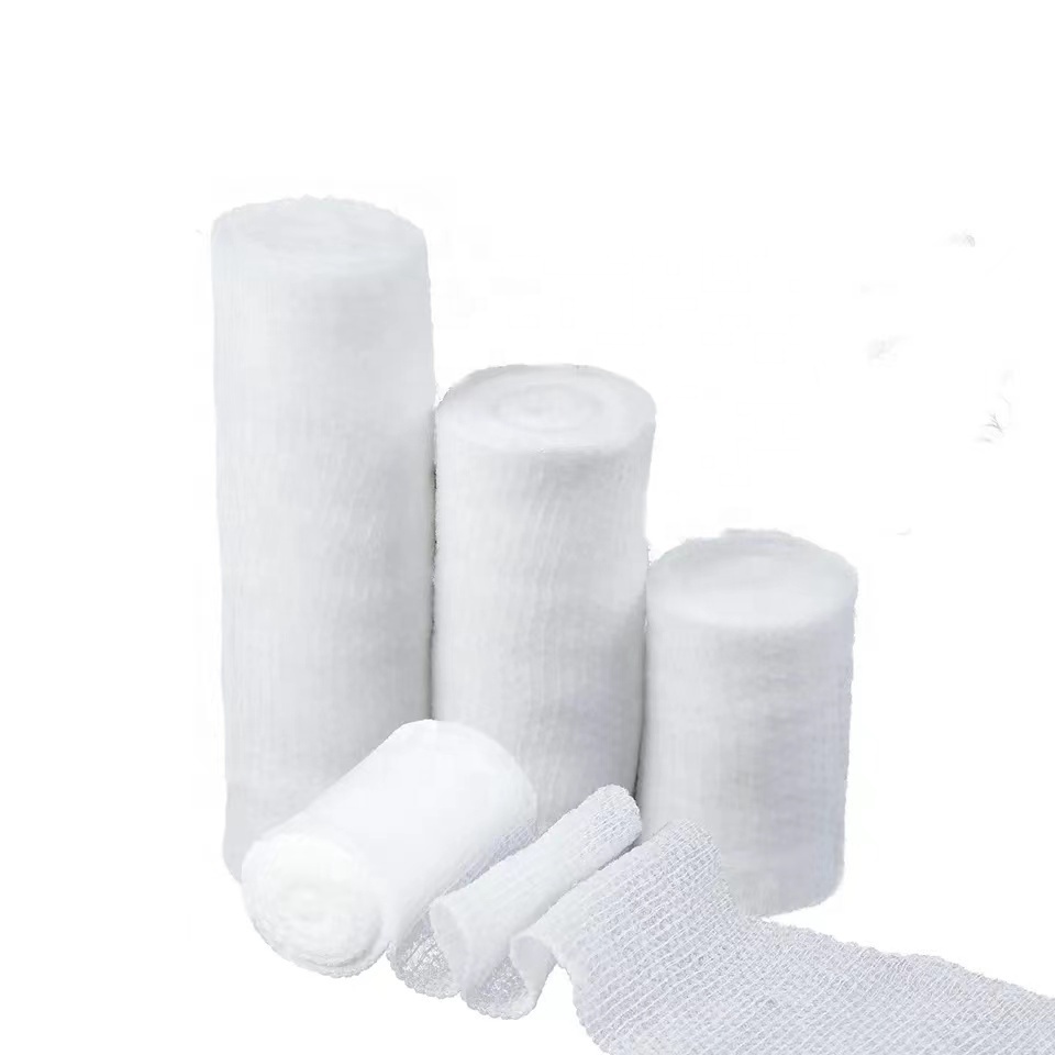 Medical Elastic First Aid Sterile Conforming Surgical Gauze Roll Pbt Gauze Bandage