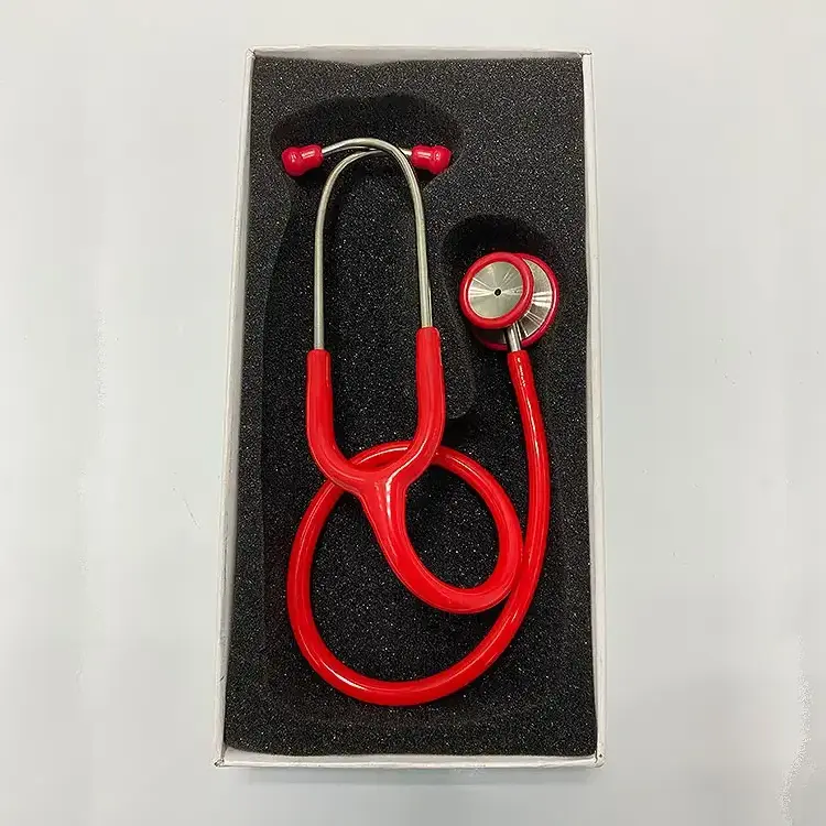 Medical Stethoscope For Adult Adult Economical Professional Medical Use Aluminum Blue Dual Cardiology Stethoscope