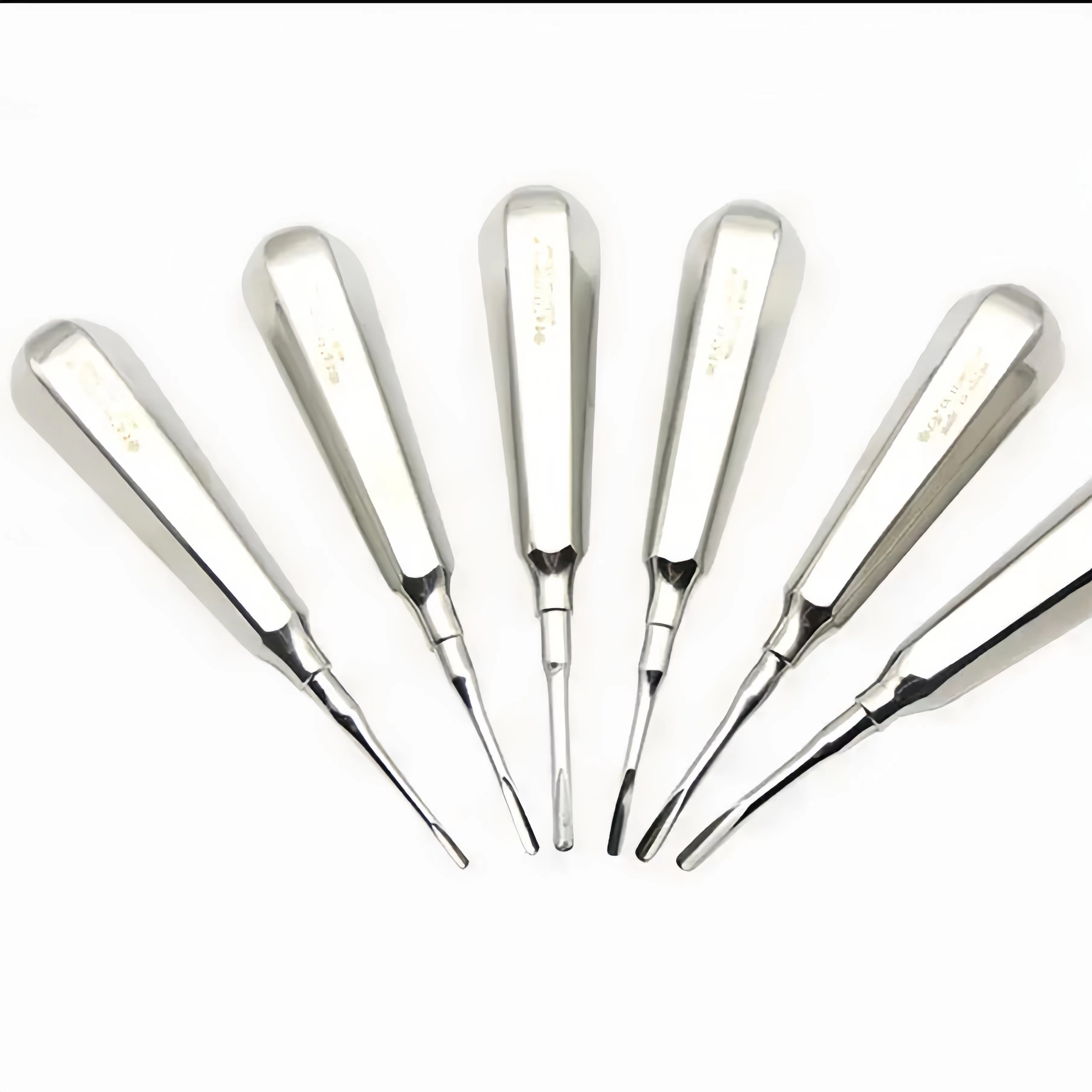 Dental root elevators dental clinic surgical instrument stainless steel curved and straight root elevators