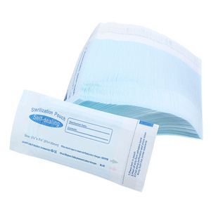 Self Sealing dry heat selfsealing sterilization pouches for Medical /dental/beauty salon/nail