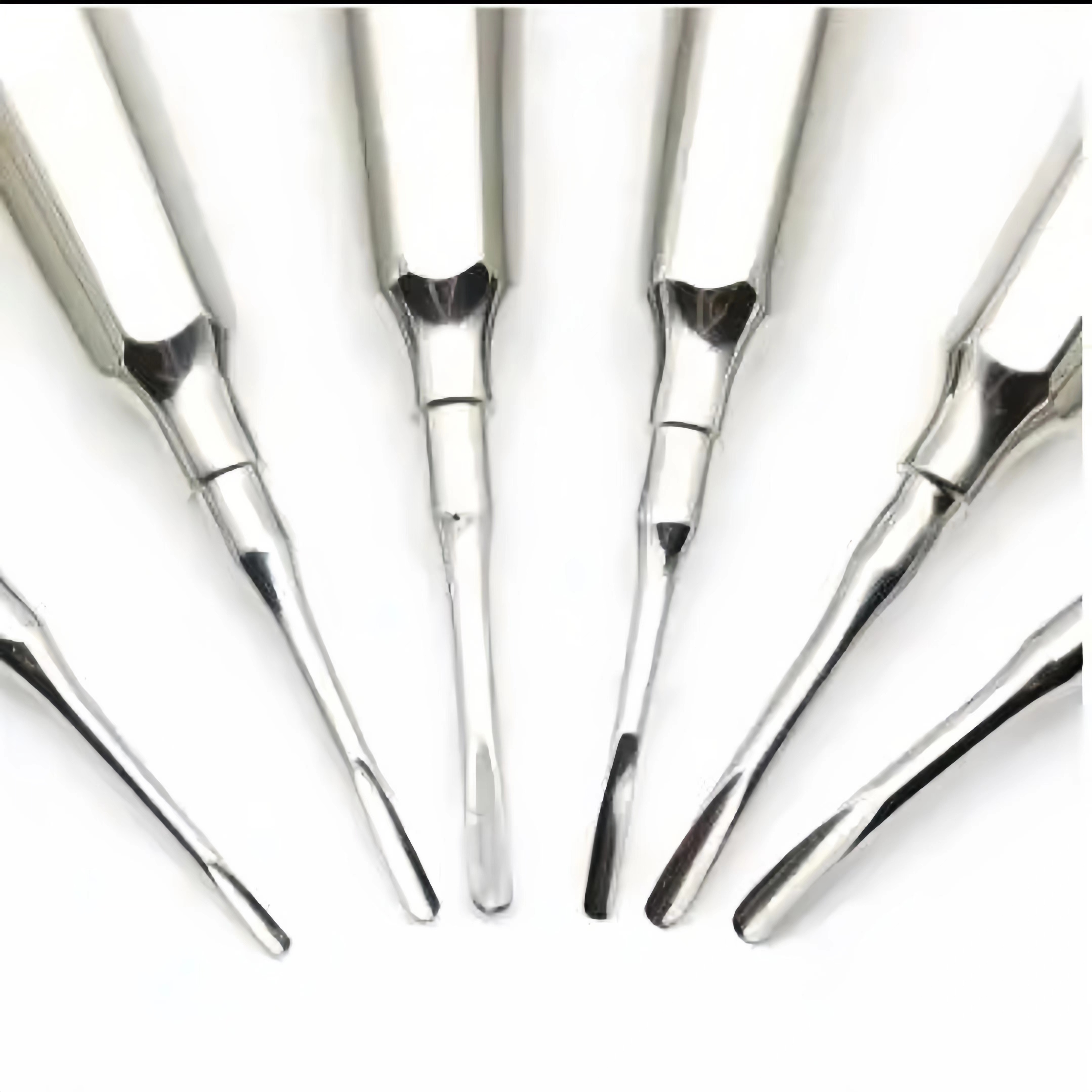 Dental root elevators dental clinic surgical instrument stainless steel curved and straight root elevators