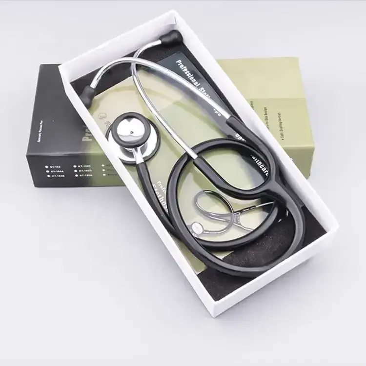 Medical Stethoscope For Adult Adult Economical Professional Medical Use Aluminum Blue Dual Cardiology Stethoscope