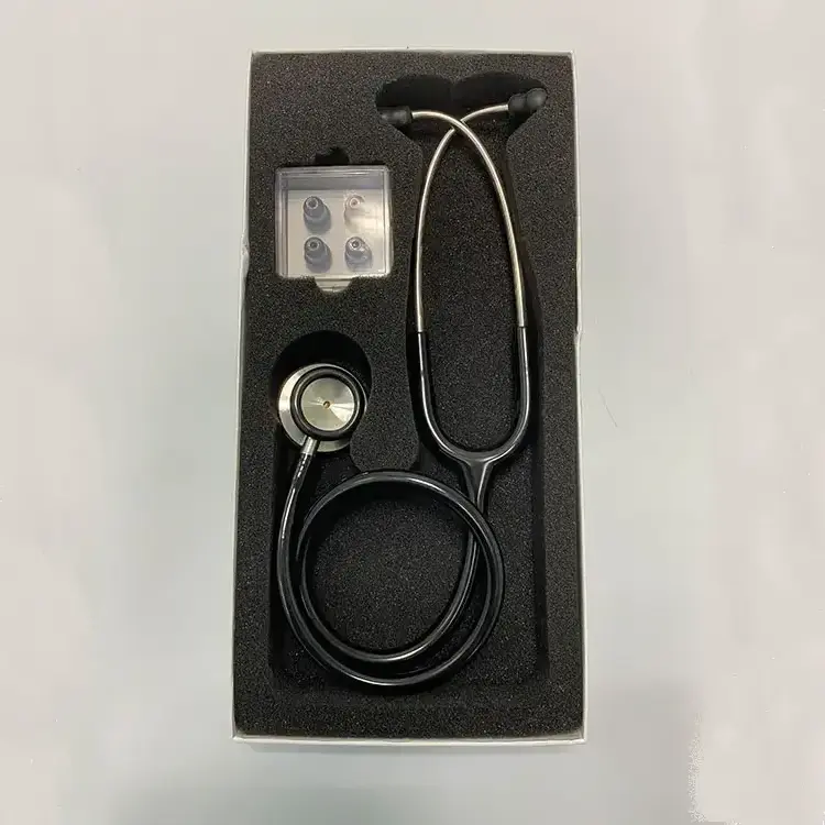 Medical Stethoscope For Adult Adult Economical Professional Medical Use Aluminum Blue Dual Cardiology Stethoscope