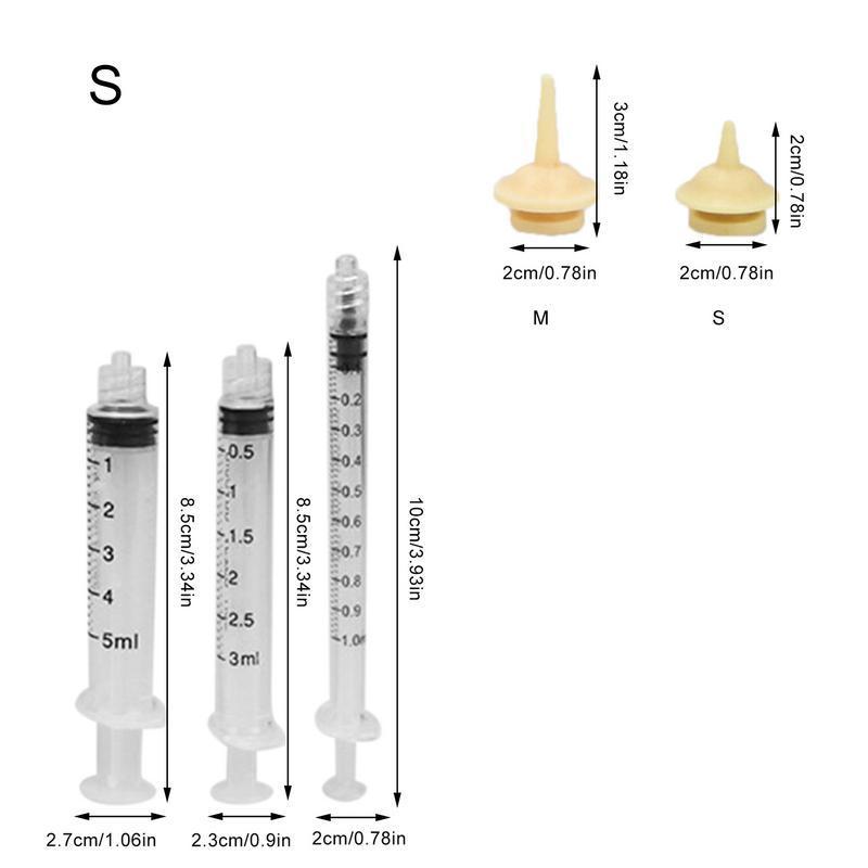 5ml Baby Parrot Pigeon Manual Gavage Curved Tube Feeding Syringe for Pet