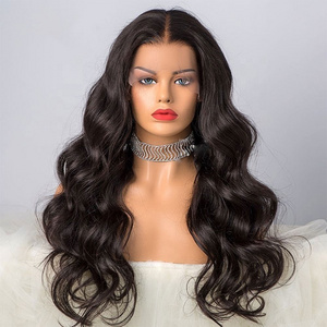 wish shopping online cuticle aligned hair lace front wigs with baby hair human lace wigs free shipping full saxy image