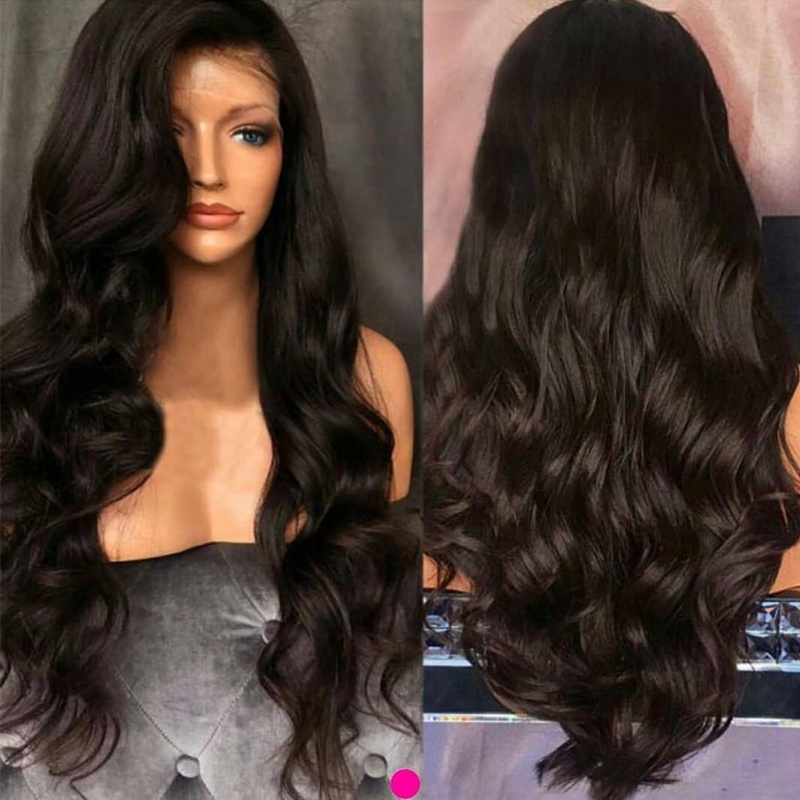 wish shopping online cuticle aligned hair lace front wigs with baby hair human lace wigs free shipping full saxy image