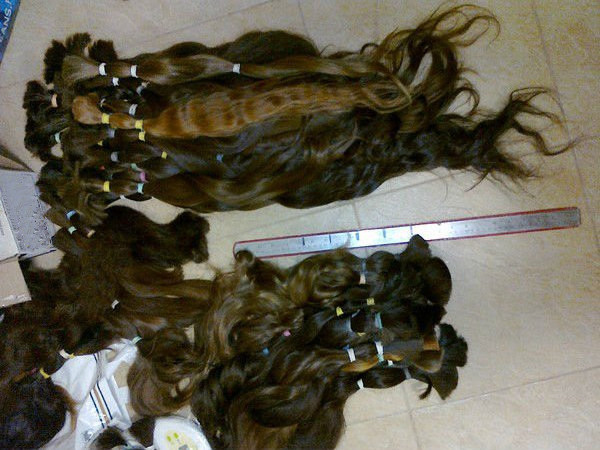 cheap price 100% unprocessed natural straight Russian bulk hair for wig making