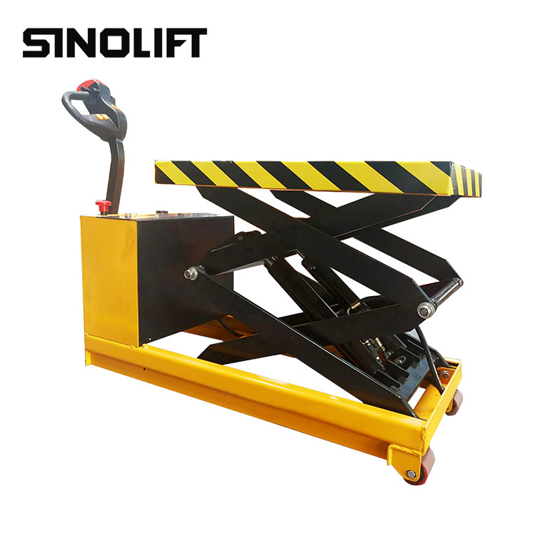 Sinolift EMT series Full electric scissor lift table truck