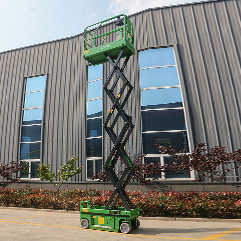 Electric elevated mobile aerial work platform hydraulic automatic scaffolding scissor lift