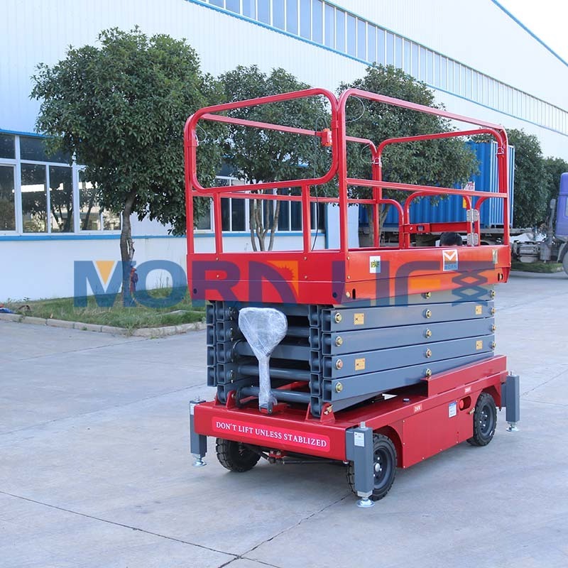 mobile scissor lift single person scissor lift platform for cleaning window