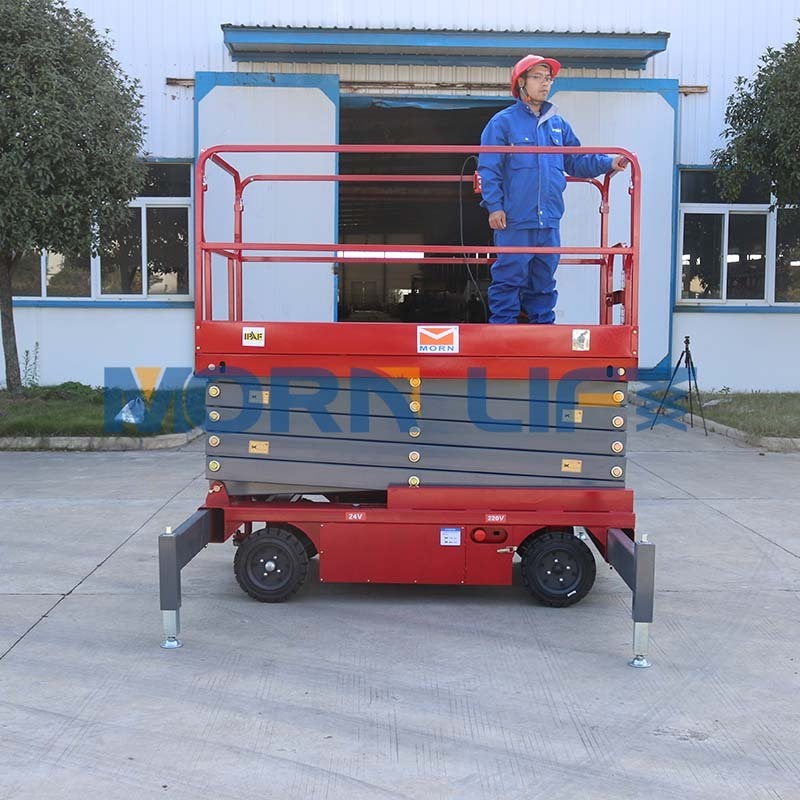 mobile scissor lift single person scissor lift platform for cleaning window