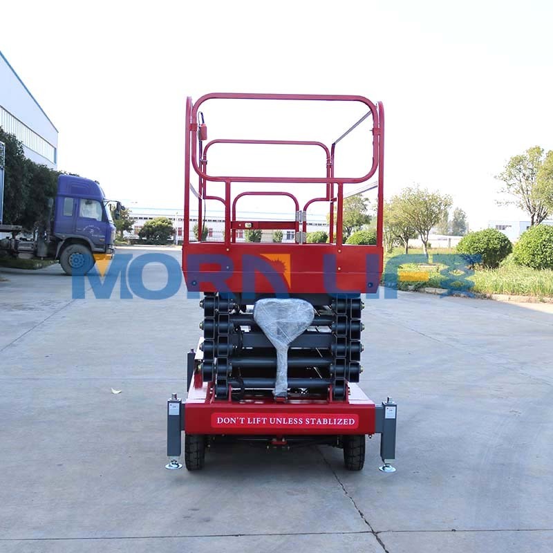 mobile scissor lift single person scissor lift platform for cleaning window