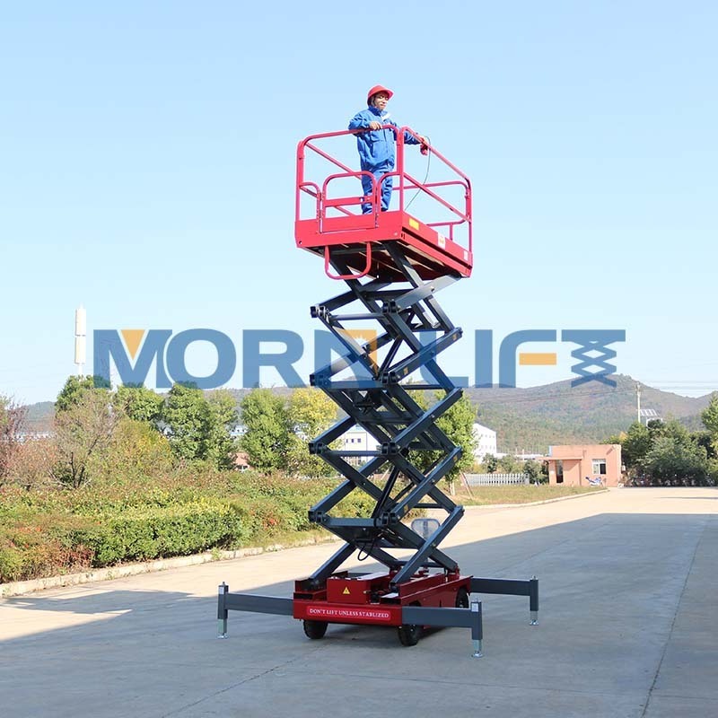 mobile scissor lift single person scissor lift platform for cleaning window