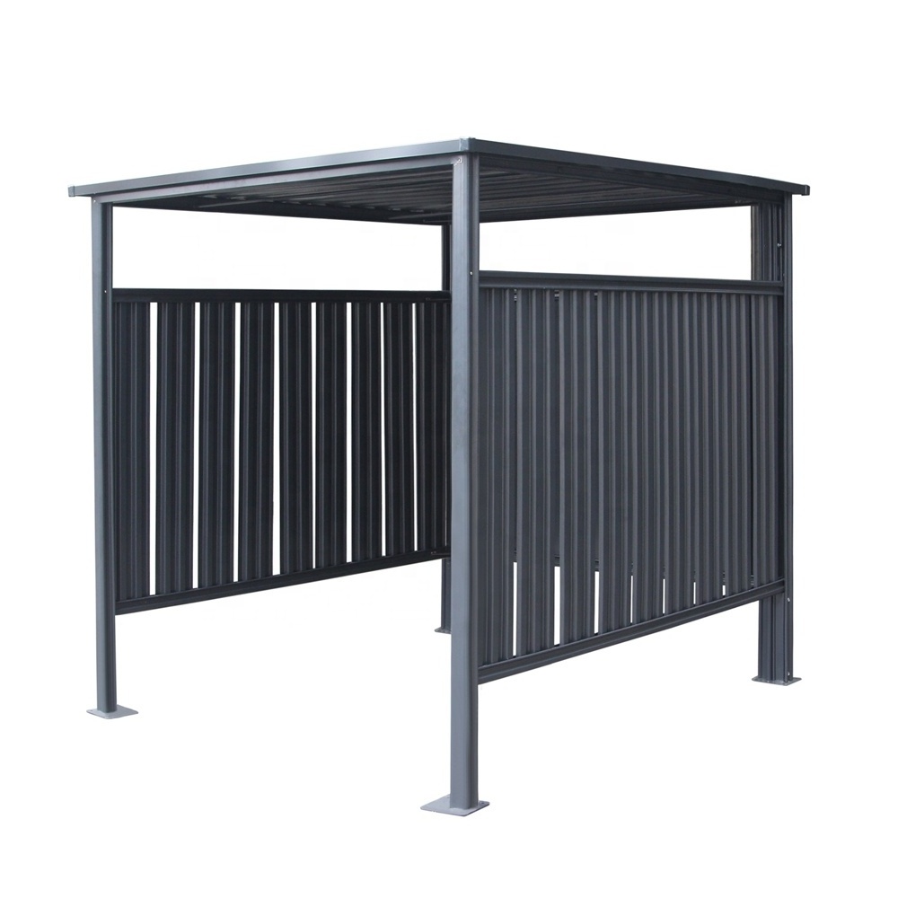 Hot Selling Easily Installed Metal Bicycle Parking Shelter Motorcycle Shed