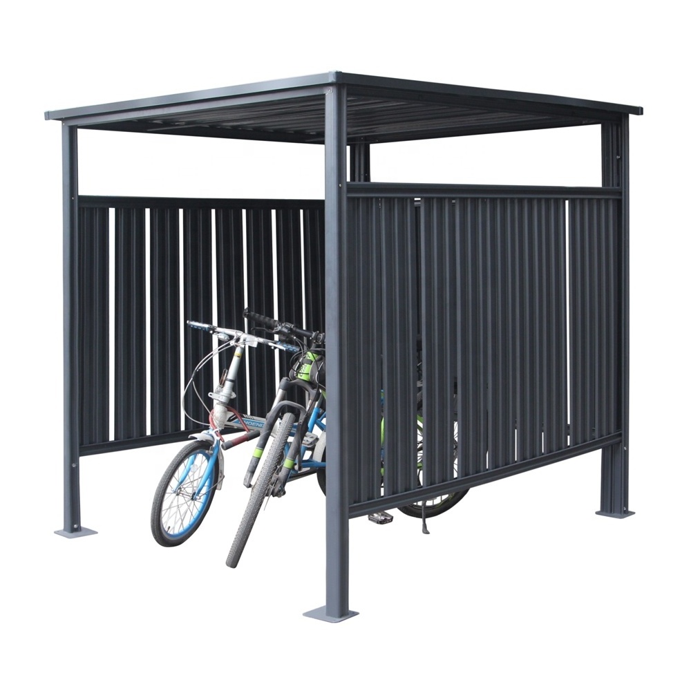 Hot Selling Easily Installed Metal Bicycle Parking Shelter Motorcycle Shed