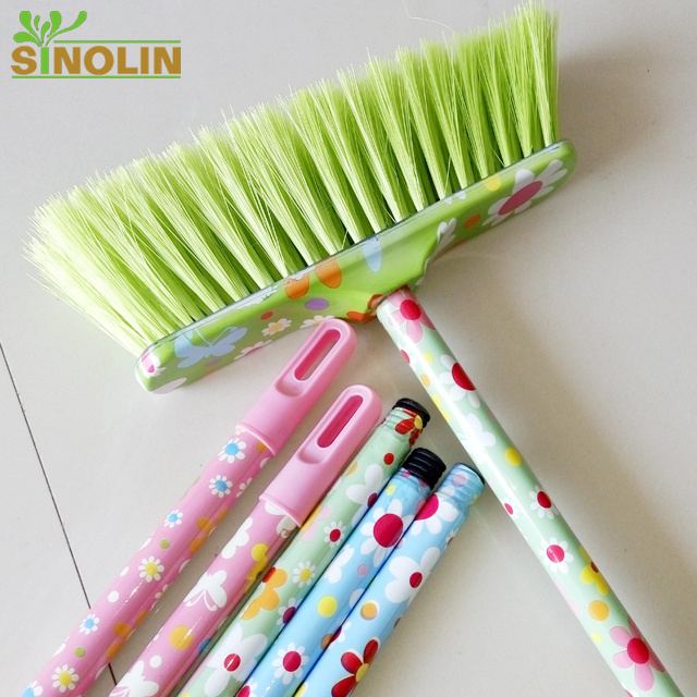 machine making powder painted metal broom stick colorful pole for mop with bucket set wringer easy clean and cleaning materials