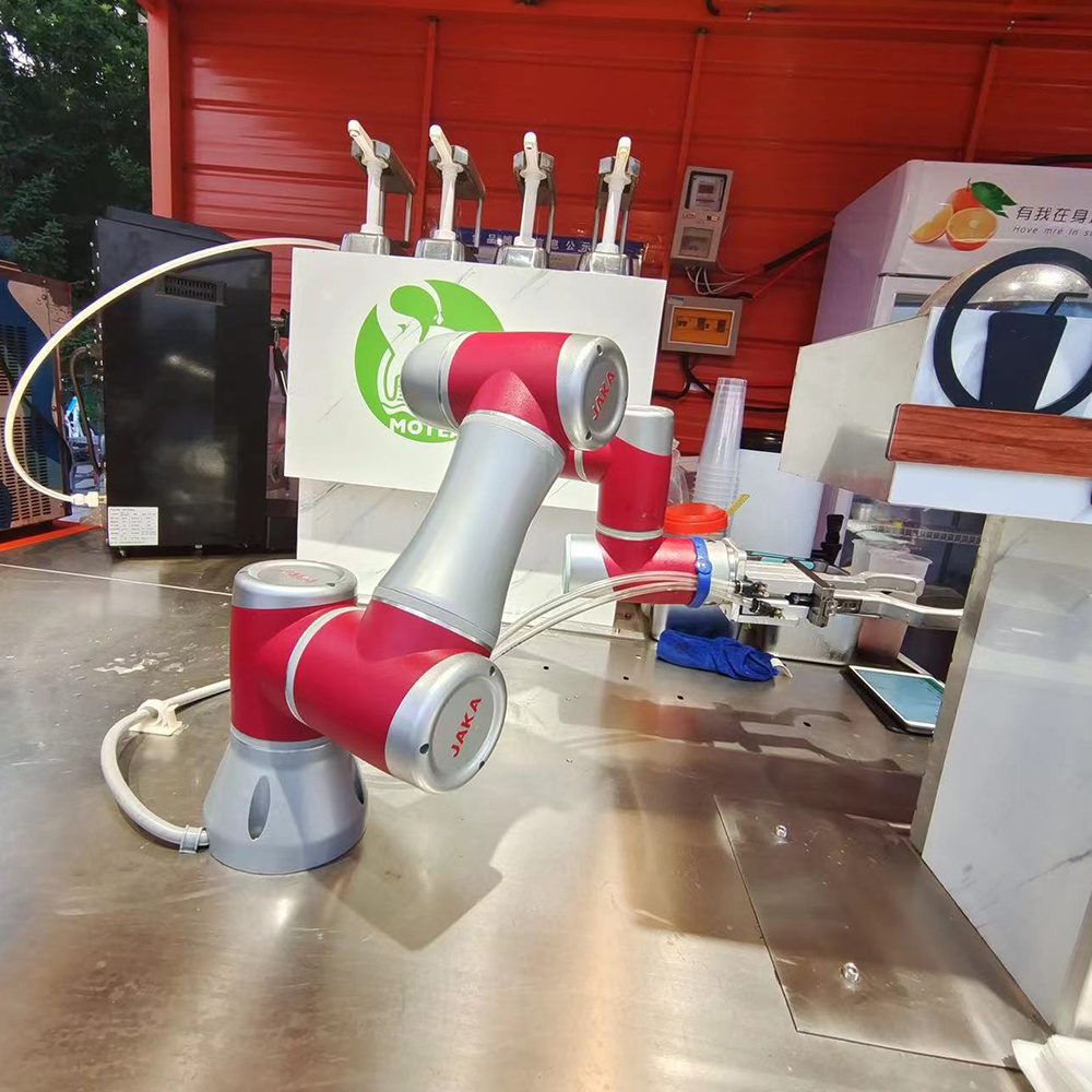 Robotics Arm Smart Coffee And Milk Tea Robot Fresh Milk Coffee Vending Machine