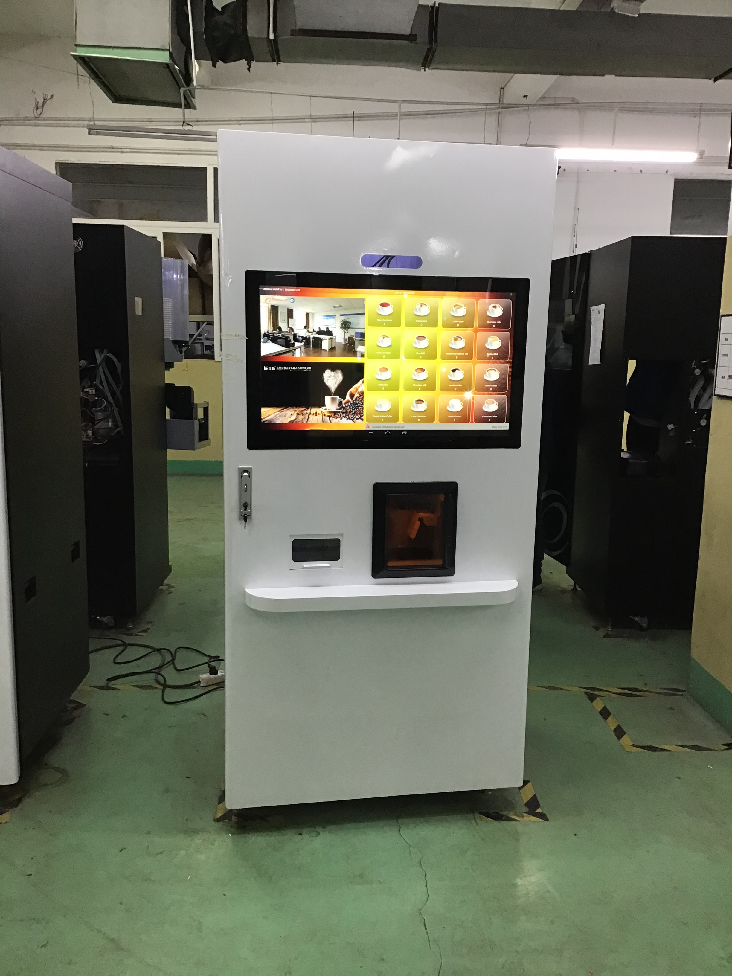 Coffee Tea Soup Vending Machine Automatic Freshly Brewed Coffee Vending Machine