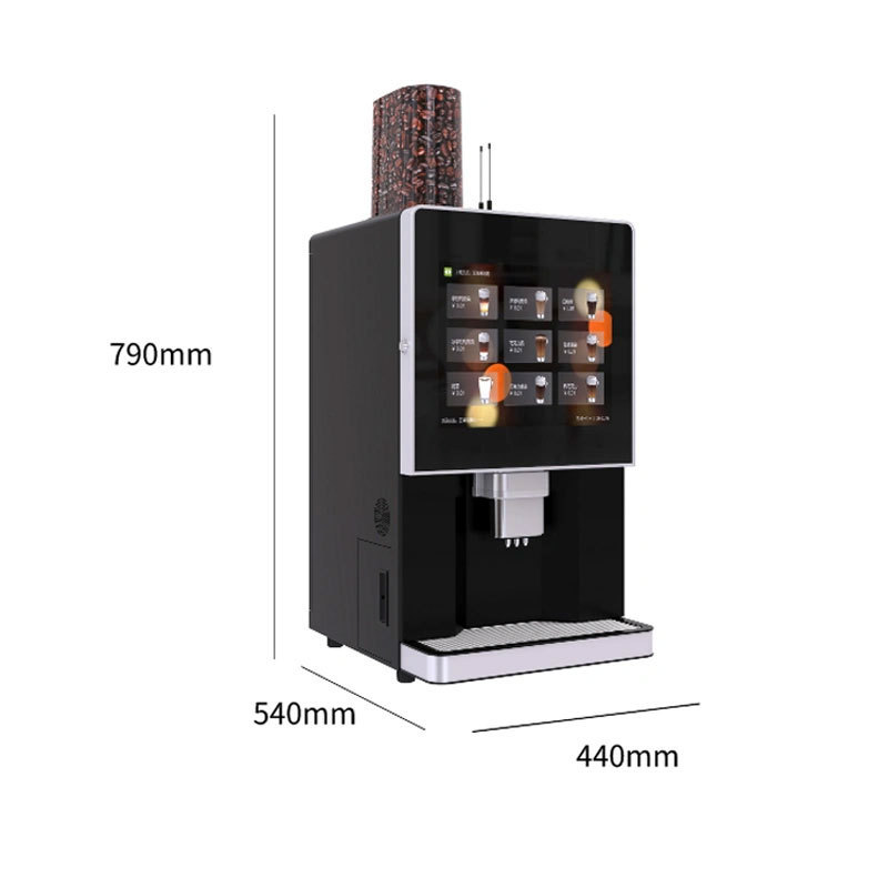 Bean Coffee Self Service Hot Chocolate Table Coffee Vending Machine Fully Automatic Manufacturers