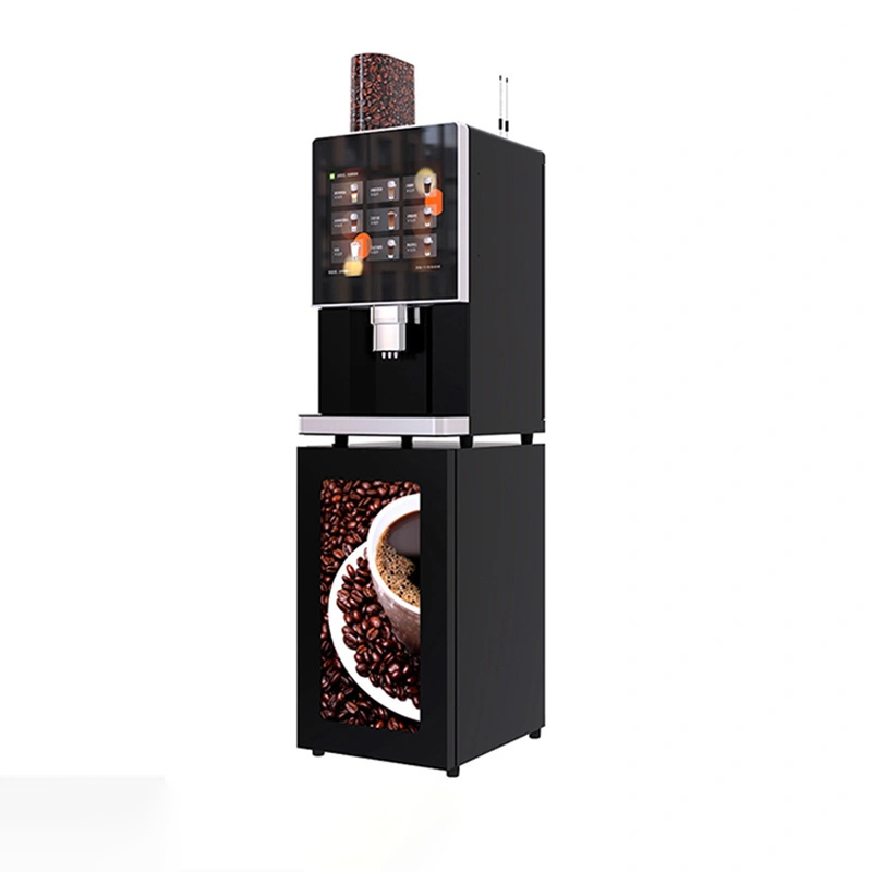 Bean Coffee Self Service Hot Chocolate Table Coffee Vending Machine Fully Automatic Manufacturers