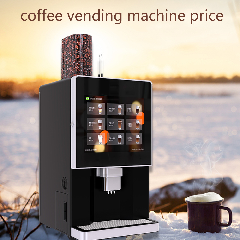 Bean Coffee Self Service Hot Chocolate Table Coffee Vending Machine Fully Automatic Manufacturers