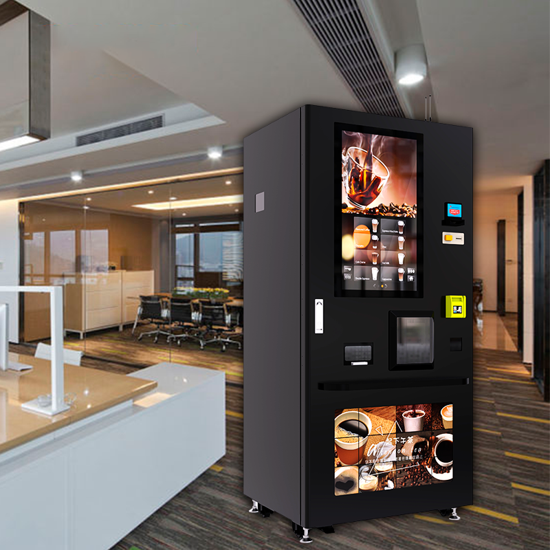 Coffee Tea Soup Vending Machine Automatic Freshly Brewed Coffee Vending Machine