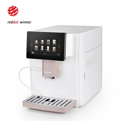 19 Bar  Touch Screen  Fully Automatic espresso coffee maker White Smart Coffee Machine