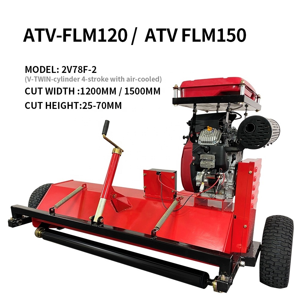 Sinolink New 24hp ATV Flail Mower with Loncin Rato Briggs&Stratton Engine for Wholesale Lown Lowes Mower