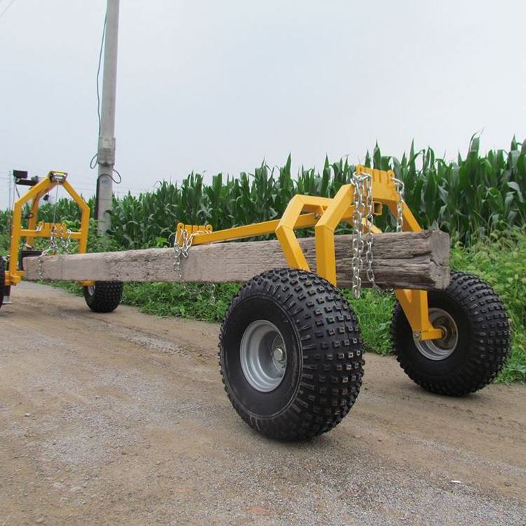 atv trailer Loader Crane Timber Atv Log Forestry Timber Trailer Agriculture Machinery Equipment Atv Log Trailer With Crane