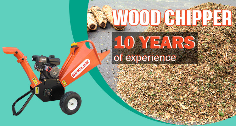 High Efficient Petrol Engine Forestry Machinery wood chipper shredder 6.5hp Wood Pallet Shredder wood chipper machine