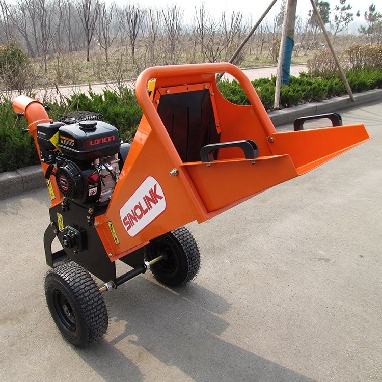 used second hand pto driven 3 point tractor tracked crawler mobile 6 inch wood shredder chipper machine mulch machine for sale